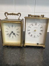 Smith & Jonelle Vintage Brass Carriage Clock Spare Parts Or Repair