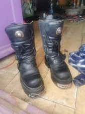 New Rock Mid Calf Boots 41 Size 7
