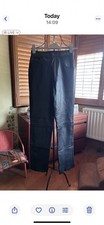 Lakeland Genuine Black Leather Trousers. Size 8 and 32’’ Inside Leg. Never Worn