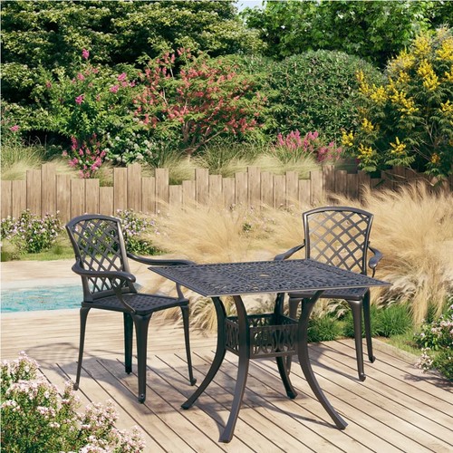 Round cast aluminium bistro - round,