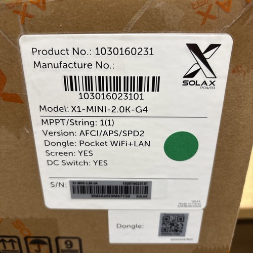 Solax mini g4 2 0kw - g4, 2.0kw