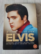 ELVIS 7 FILM COLLECTION DVD 2022 ELVIS PRESLEY 7 DVD DISCS RARE MOVIES THE KING