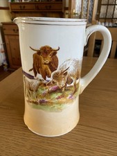 Ceramic Farmhouse Highland Cow