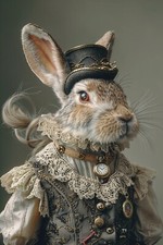 Fun Quirky Rabbit Hare in