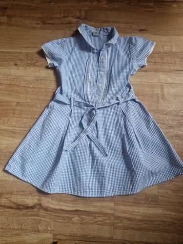 Girls blue gingham - girls,