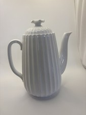 Spode Plain White Coffee Pot