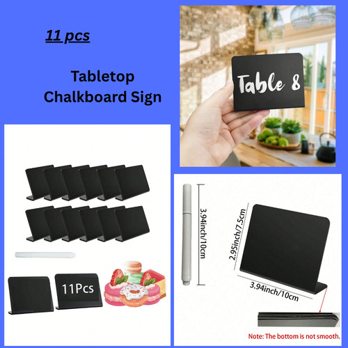 Mini tabletop chalkboard sign - mini,