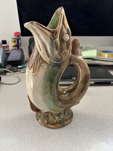 Gurgle fish jug vintage - gurgle,