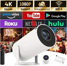 4K Smart LED Projector HD 5G