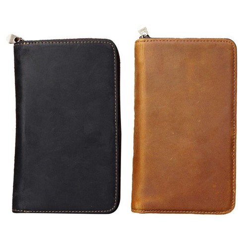 Genuine leather zipper pen - leather,