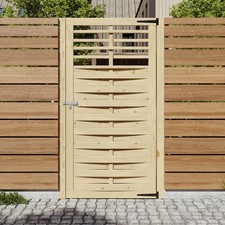 Wooden gate garden - garden, pedestrian