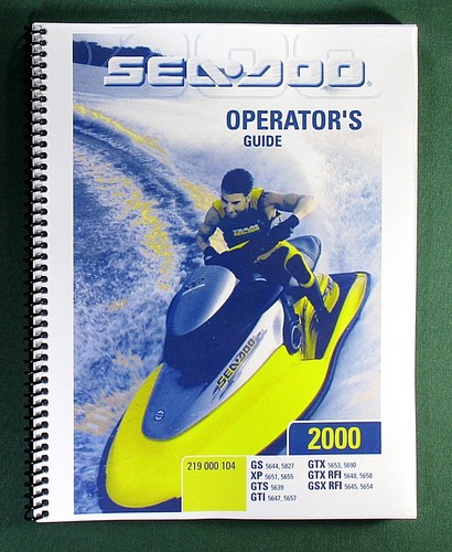 2000 seadoo operator - seadoo, xp