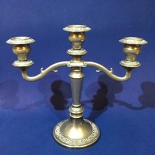 Vintage Grenadier Silver Plated Candelabra