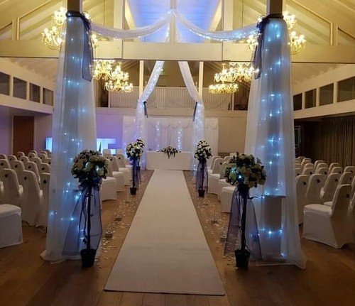 Wedding venue dressing event - venue,