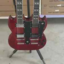 Gsn 12 + 6s Double Neck Electric Guitar Red Color,Chrome Hardware,Standard Top