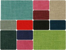 Plain soft linen look fabric - soft,