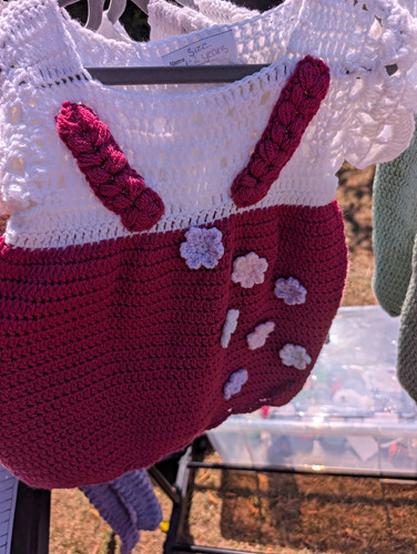 Handmade girls crochet dress - girls,