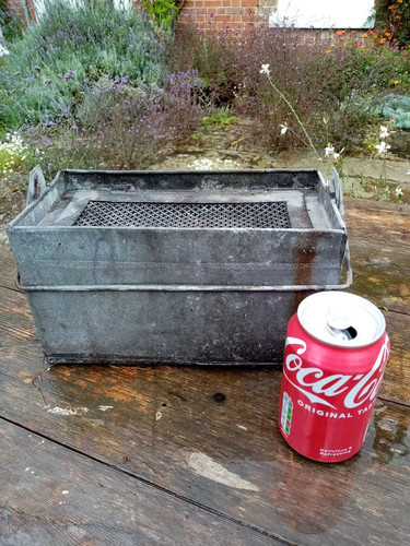 Galvanised vintage weasel - galvanised,