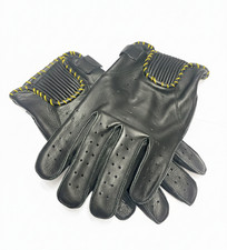 Black Retro Motorbike Leather