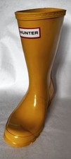 RIGHT ONLY Amputee Replacement Hunter Wellie Boot Yellow Child Size Uk 12 EU 31