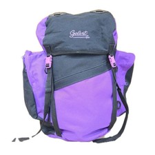 Vintage Gelert Purple Rucksack Backpack Bag Festival Walking 1980s Hiking 40L