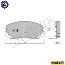 BRAKE PAD SET DISC BRAKE
