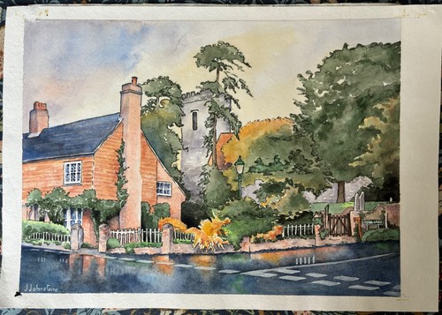 Original watercolour hellingly - watercolour,