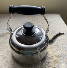 AGA 3 Litre Stove Top Kettle Stainless Steel Silver Kettle 21cm Diameter