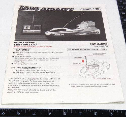 Vintage sears lobo airlift - sears,