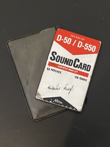 Roland d50 d550 soundcard - d50,