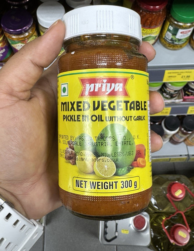 Priya mixed veg pickle oil - mixed,