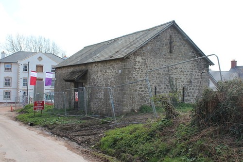 Photo derelict hay barn - hay,