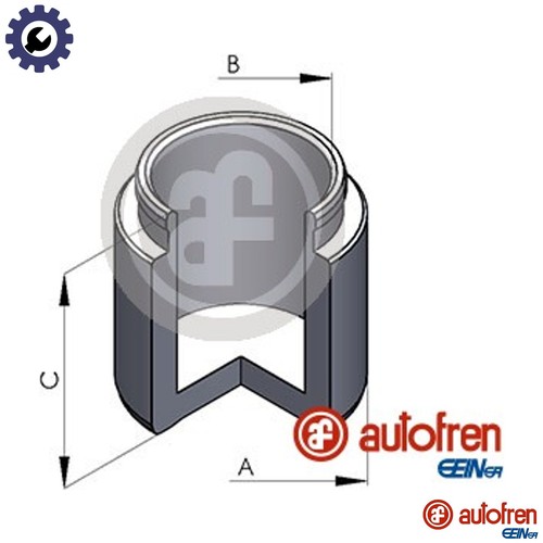 Piston brake caliper d025348 - brake,