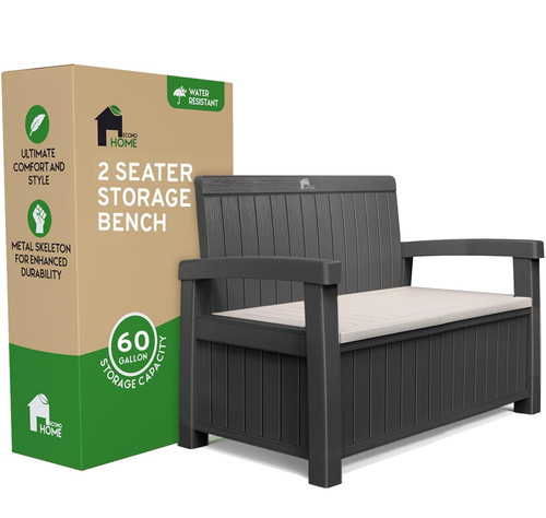 Seat outdoor storage bench - 2,