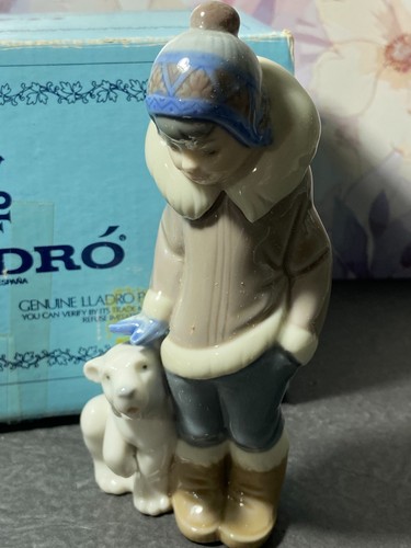 Vintage lladro eskimo boy - vintage, “eskimo