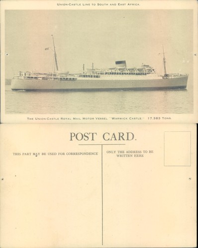 Union castle line vessel - castle,