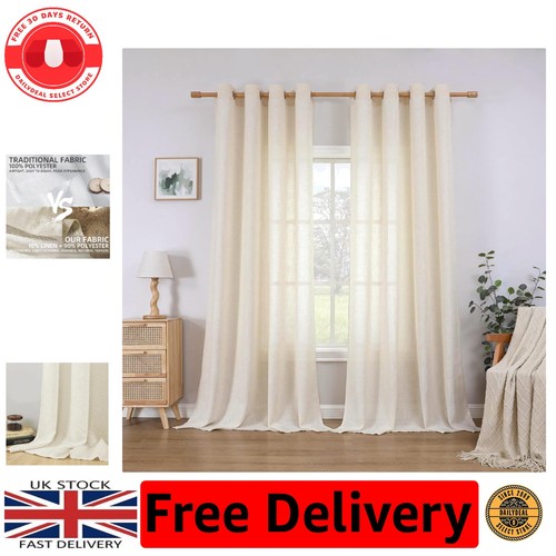 Romantic natural linen eyelet - romantic,