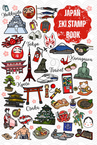 Japan eki stamp book travel - stamp,