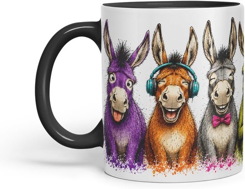 Vixar funny donkey mug - donkey,