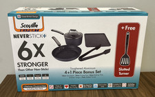 Scoville Expert Neverstick Non Stick 6X Stronger 5 Pcs cookware set induction