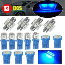 13Pcs Blue LED Lights Car
