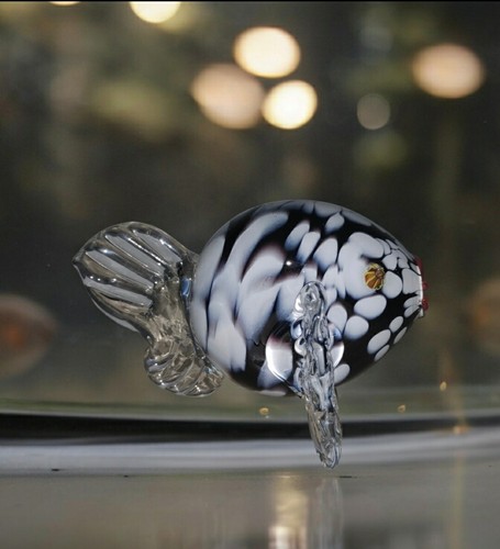 Vintage art glass fish - vintage, poisson