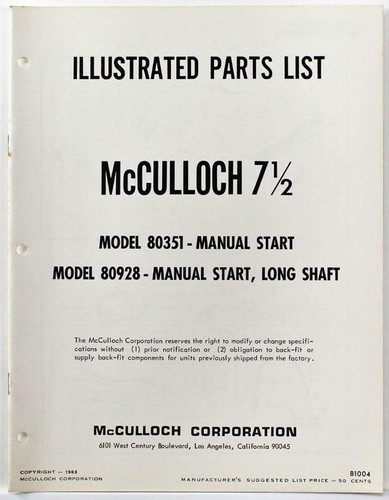Mcculloch outboard motor - motor, 7