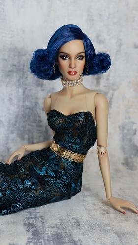 Ooak sybarite sapphire - sapphire, 16"