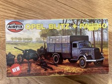Airfix HO/OO Opel Blitz + Pak 40 Model Kit, complete, sealed bag