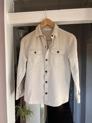 Boys beige cream jersey - m&s,