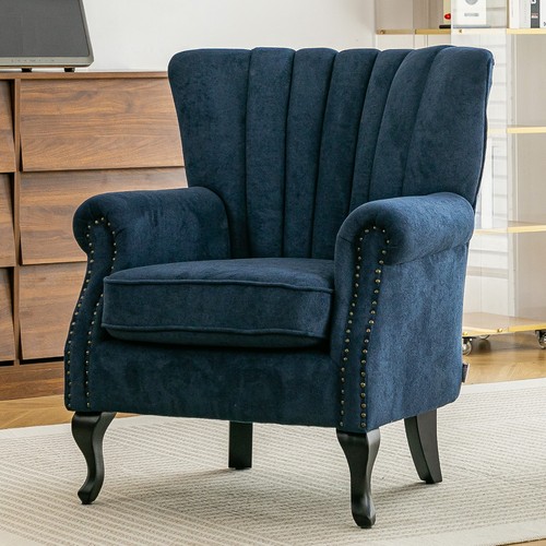 Retro wingback armchair - retro,