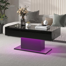 High Glossy Led Coffee Table