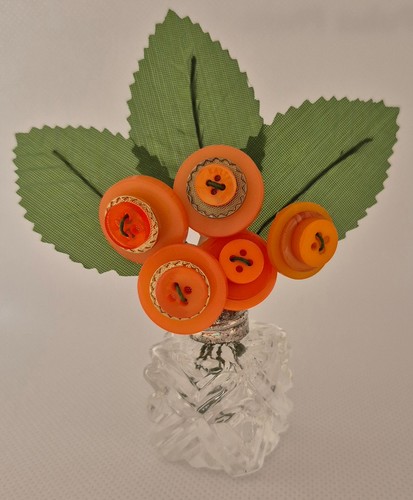 Handmade button bouquet - bouquet, in