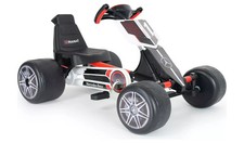 The Plum Injusa Mercedes Pedal Go Kart Flecha Black Red 2+
